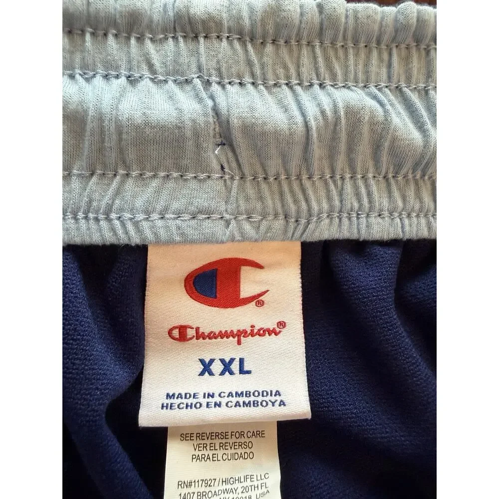 Champion Men’s XXL Blue Loose Fit Sweatpants Joggers Drawstring NWT